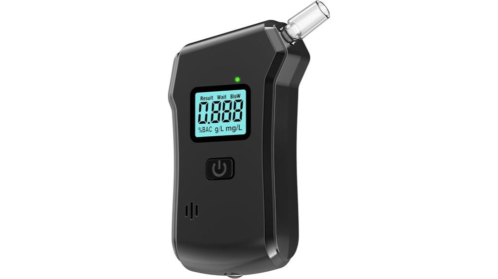 portable lcd alcohol tester