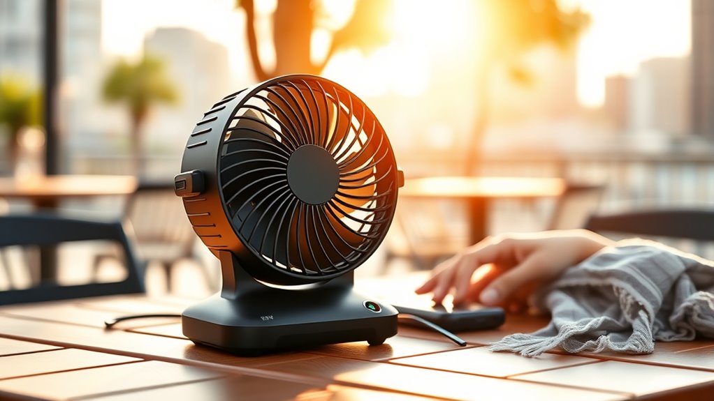 portable lightweight long lasting fans