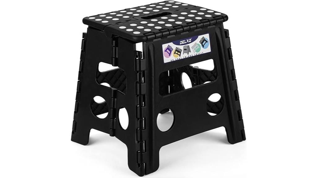portable non slip folding stool