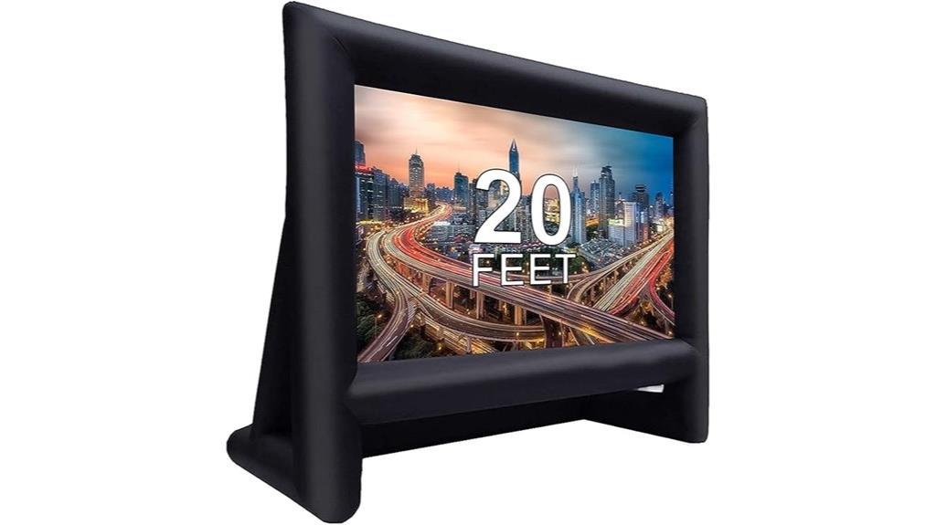 portable outdoor movie screen