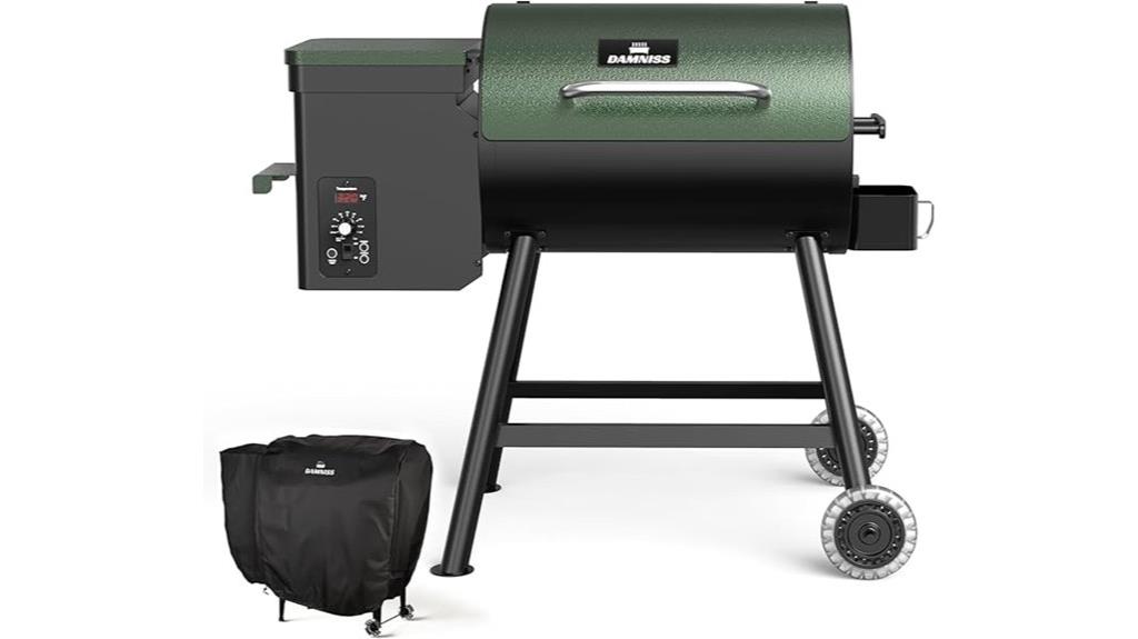 portable pellet grill combo