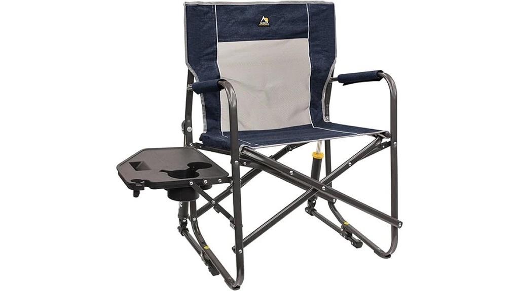 portable rocking camp chair