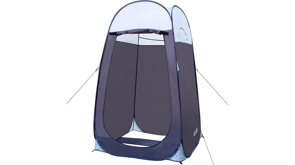 portable shower and changing tent