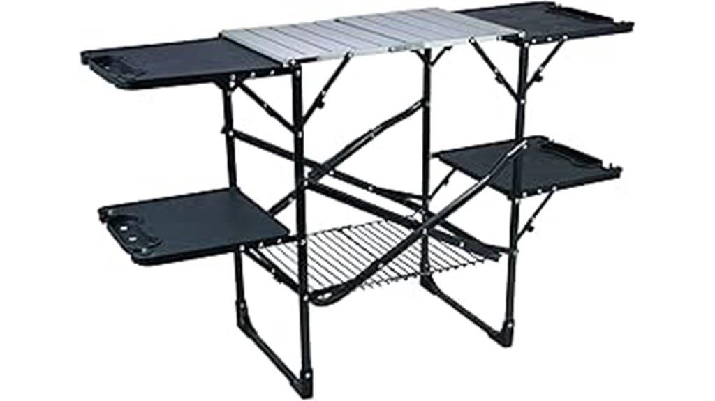 portable slim fold camping table
