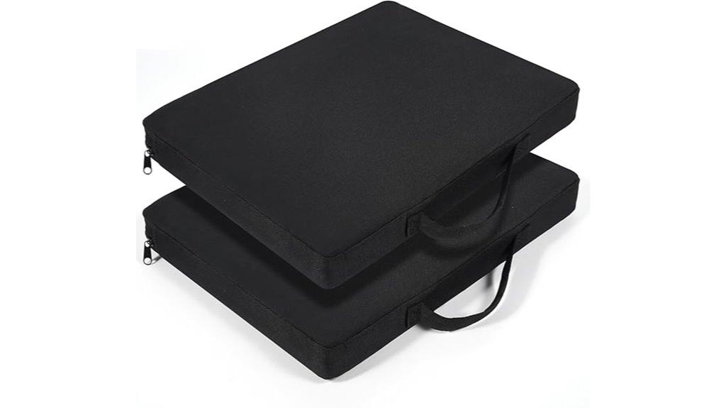 portable stadium seat with backrest