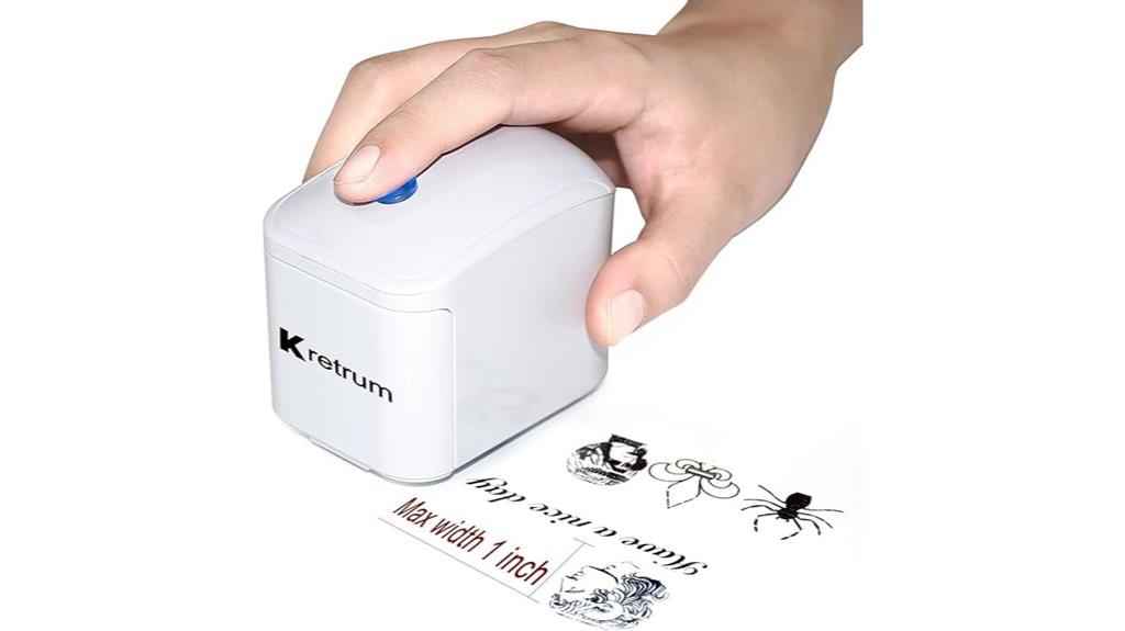portable tattoo printer device