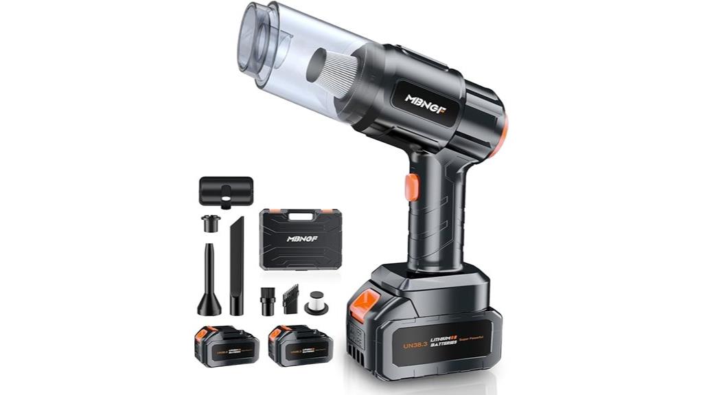portable vacuum with strong suction