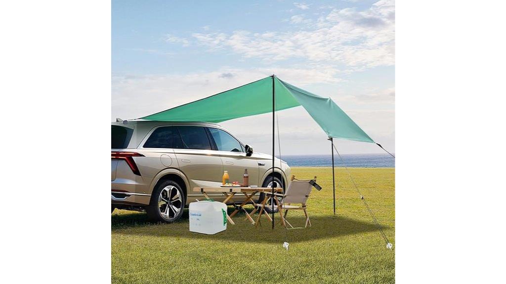 portable waterproof vehicle canopy