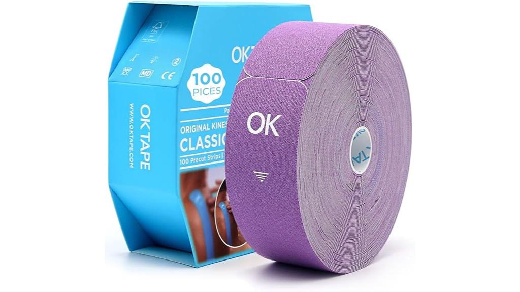 pre cut kinesiology tape strips