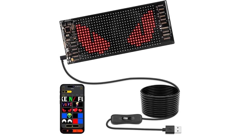 programmable usb led sign