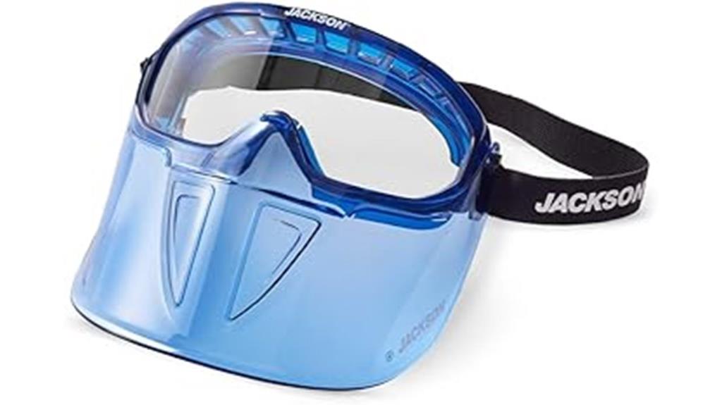 protective goggles with shield