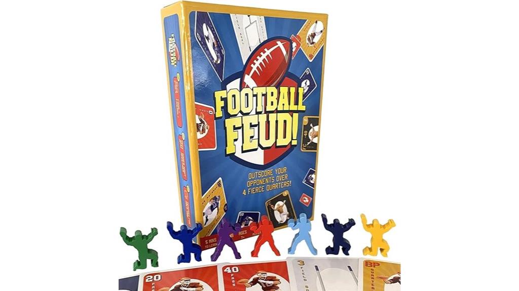 quick family football card game
