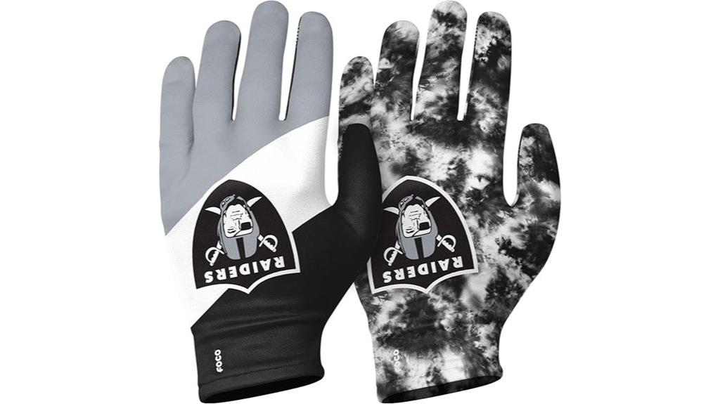 raiders reusable stretch gloves