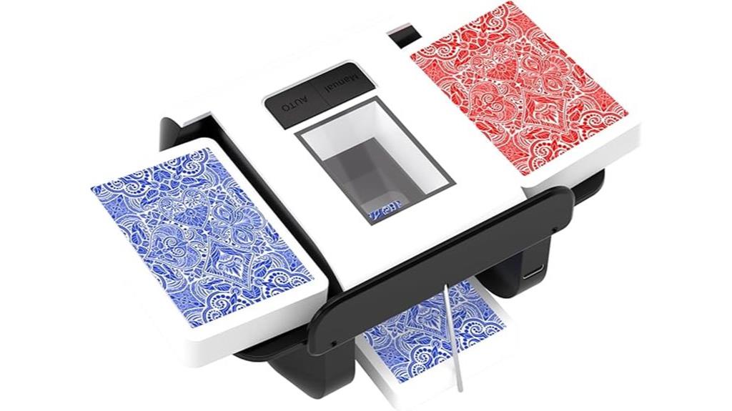 rechargeable card shuffler