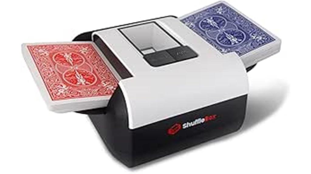 rechargeable card shuffler