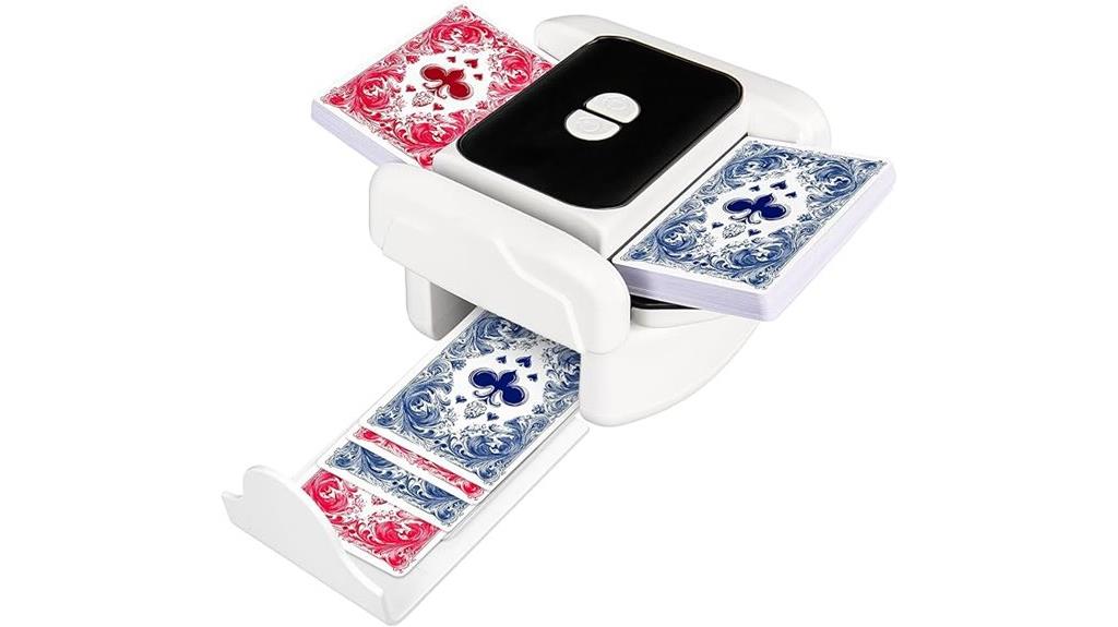 rechargeable card shuffler