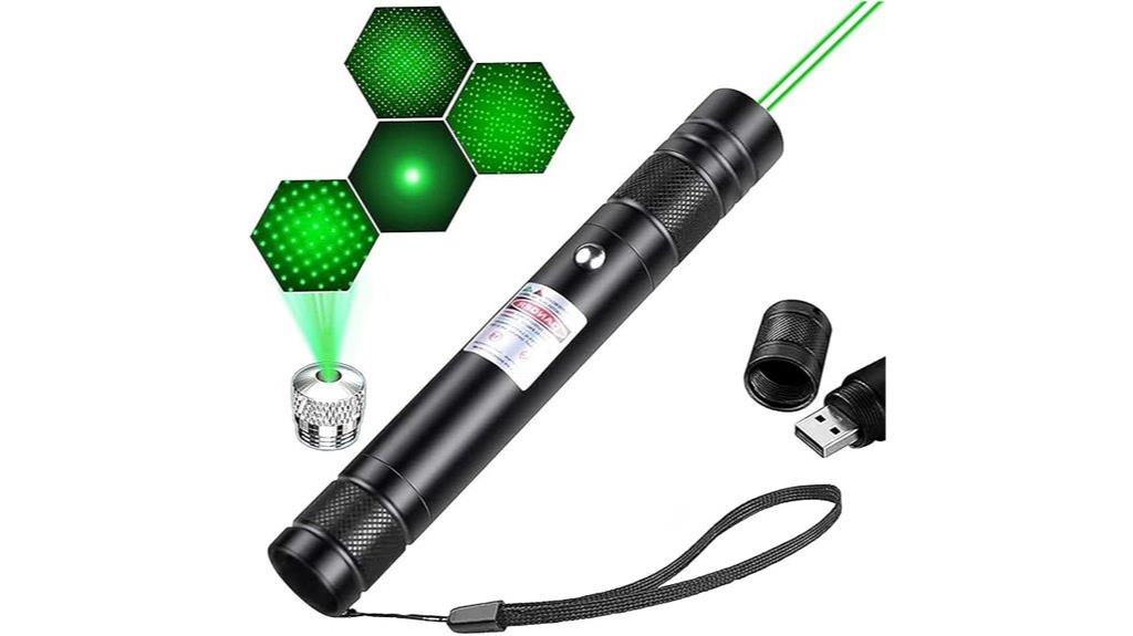 rechargeable green laser star