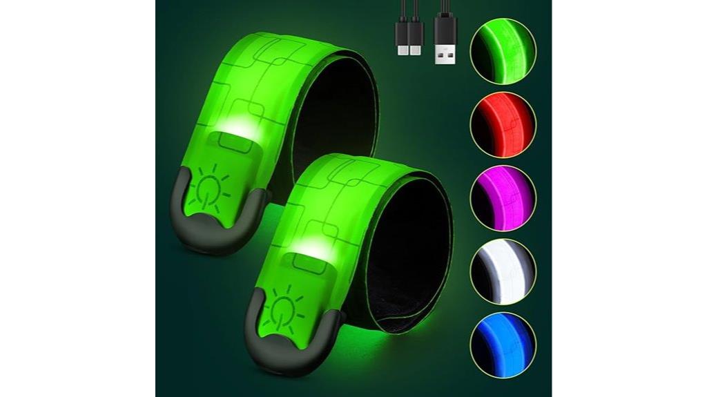 rechargeable led armbands pack