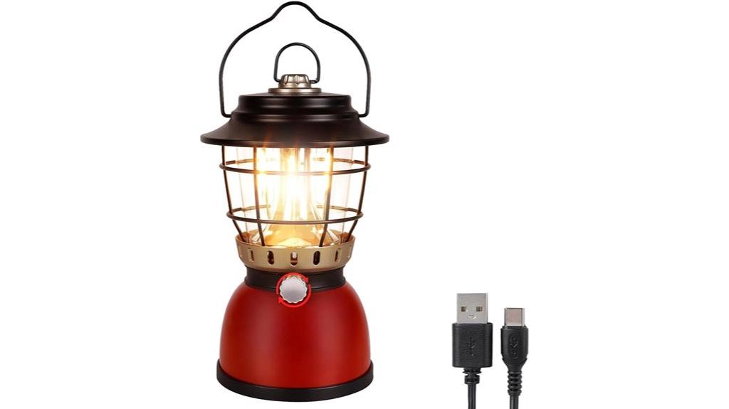 rechargeable led lantern power