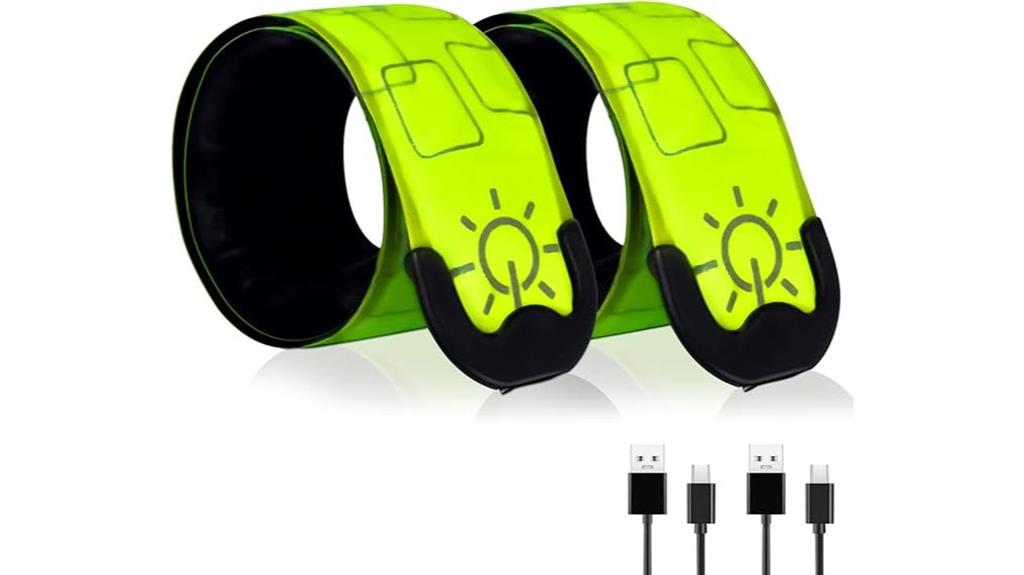rechargeable led safety wristbands