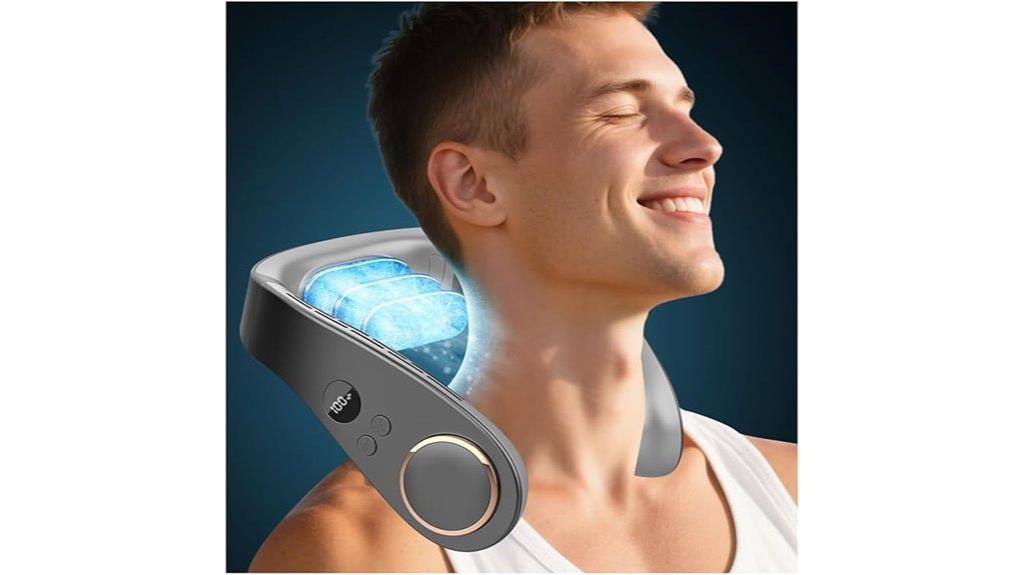 rechargeable neck cooling fan