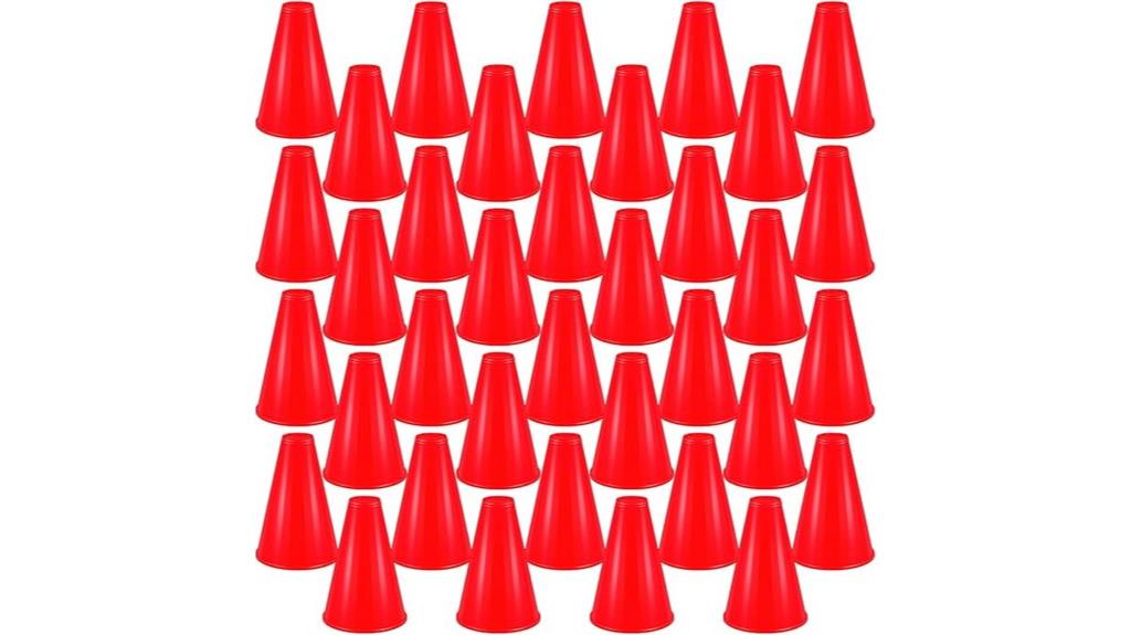 red megaphone party accessory