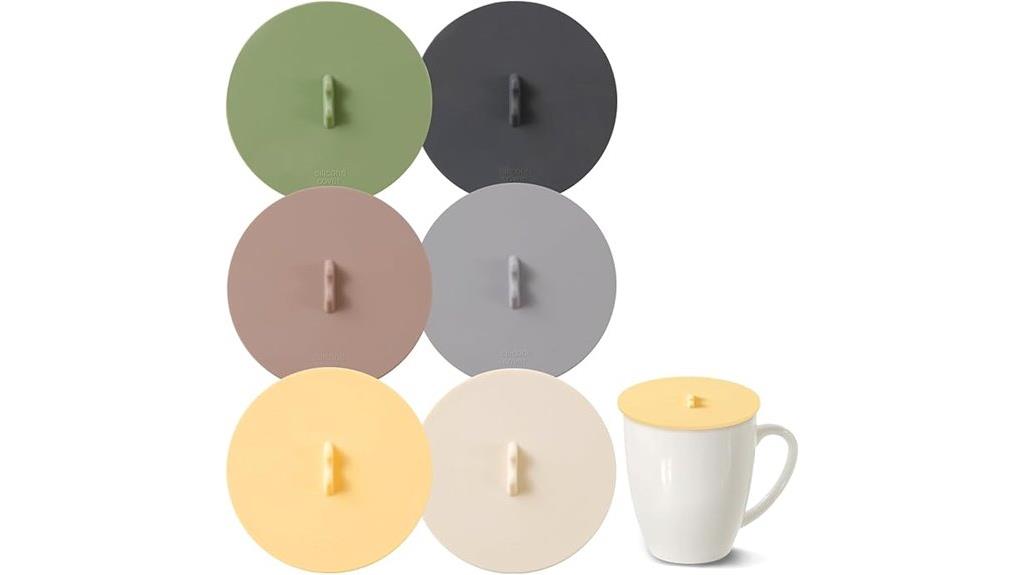 reusable silicone mug lids