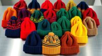 reversible team color beanies