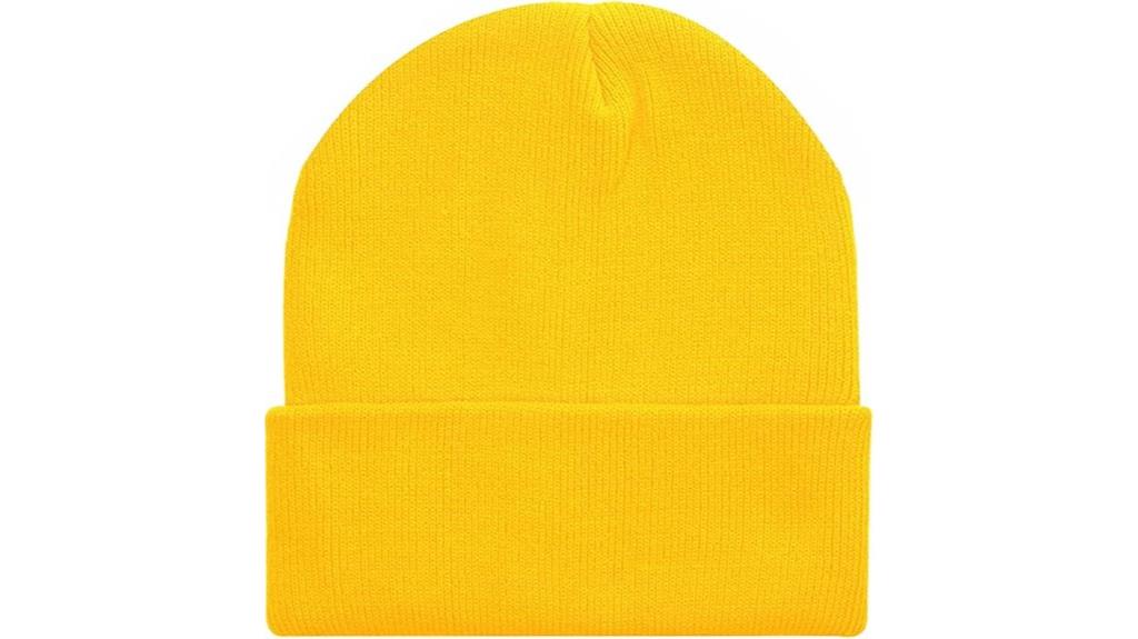 reversible unisex knit beanie