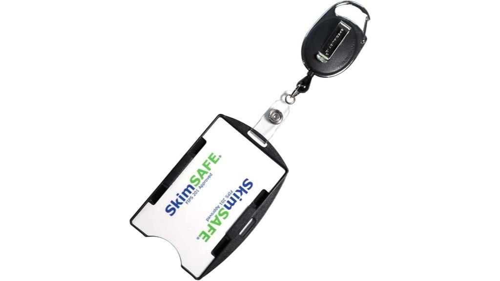 rfid badge holder clip