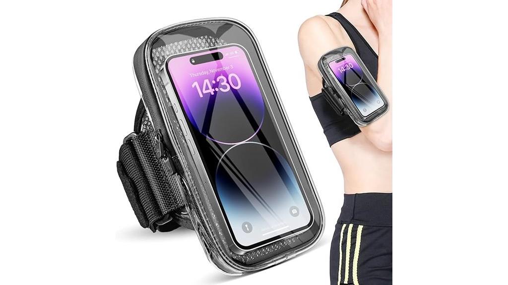 running phone holder with key pocket