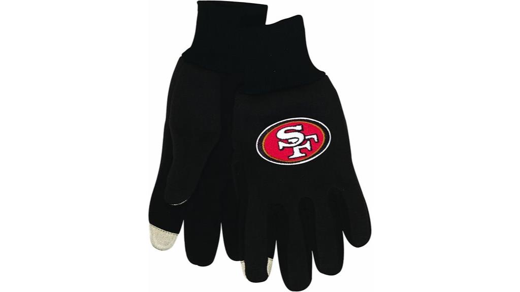 san francisco 49ers touch gloves