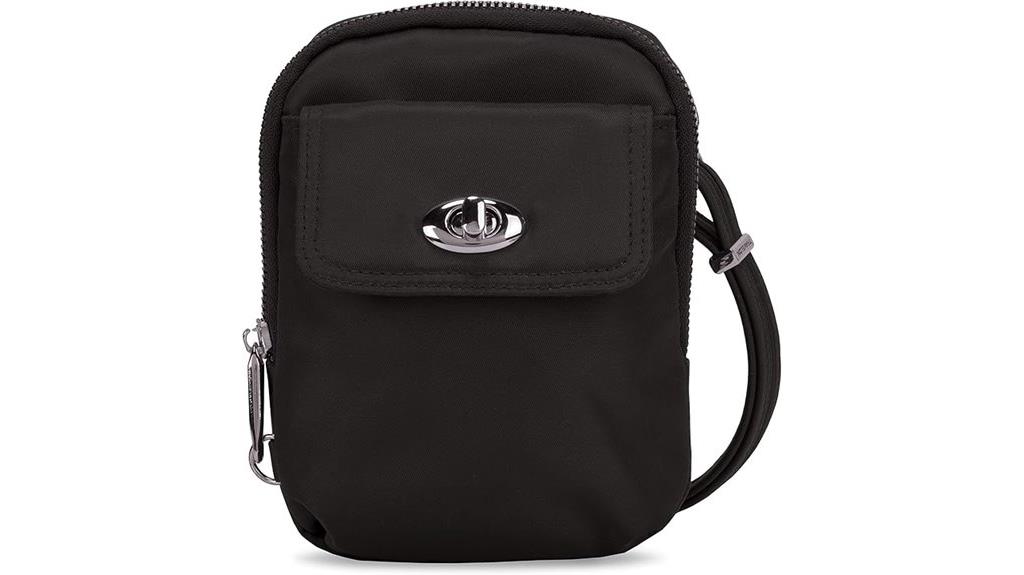 secure travel phone pouch