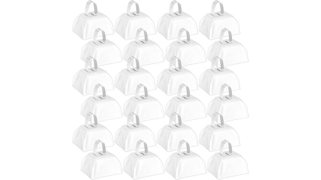 set of 24 metal cowbells