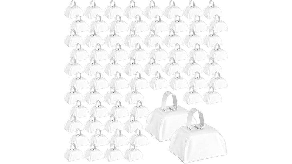 set of 72 metal cowbells