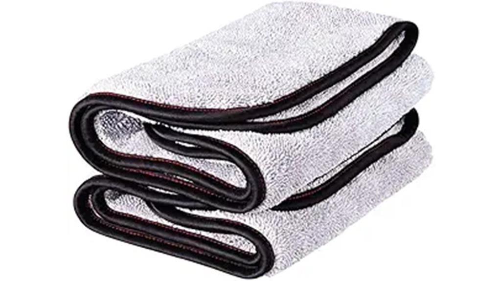 set of two microfiber towels