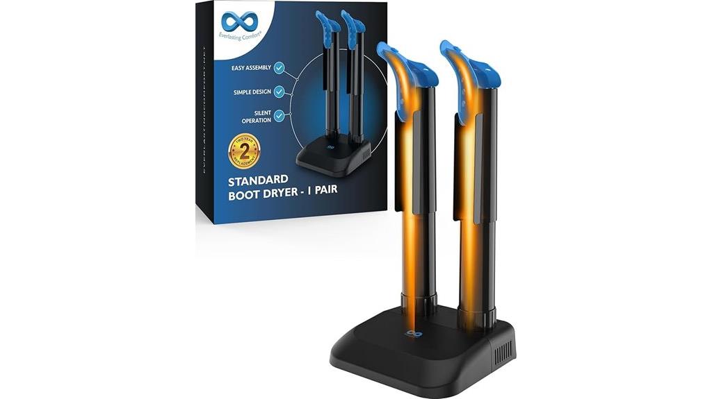 silent convection boot dryer