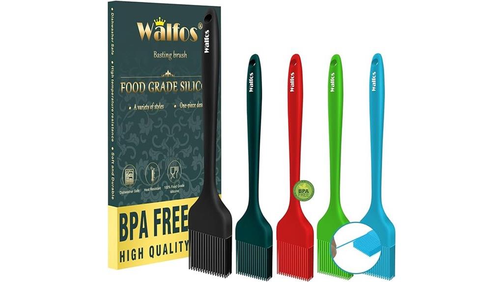 silicone basting brush set