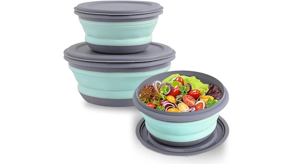 silicone collapsible 3 pack