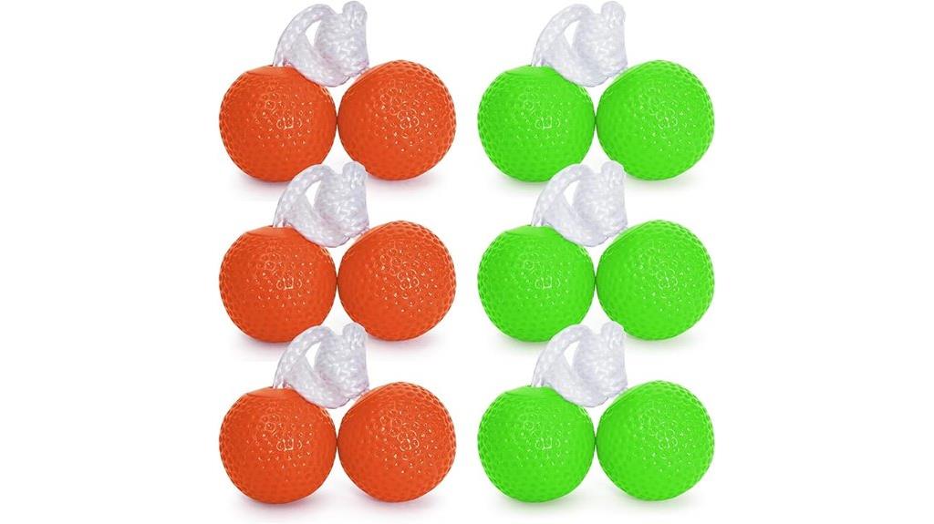 six ball ladder toss set