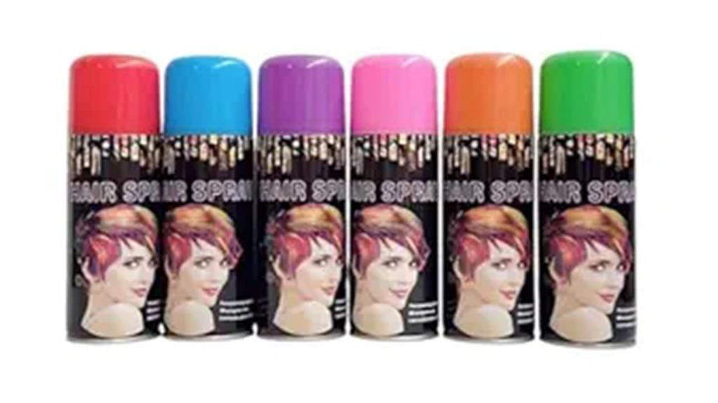 six color temporary spray