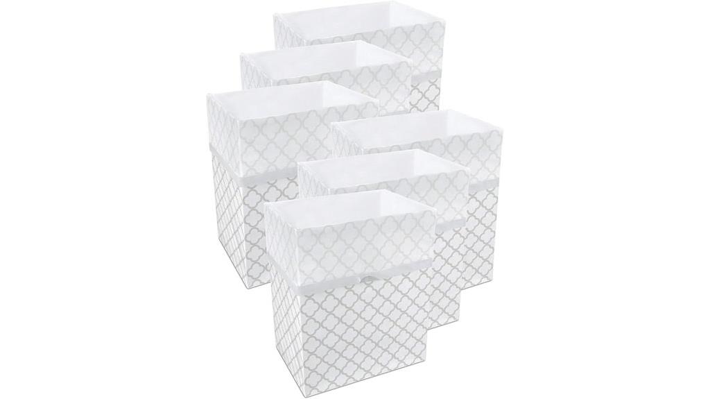 six pack 13 gallon trash cans