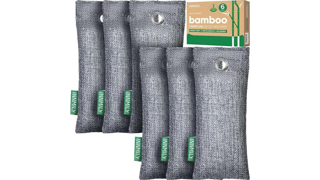 six pack charcoal odor absorbers