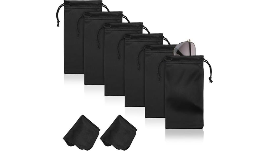 six pack glasses pouch