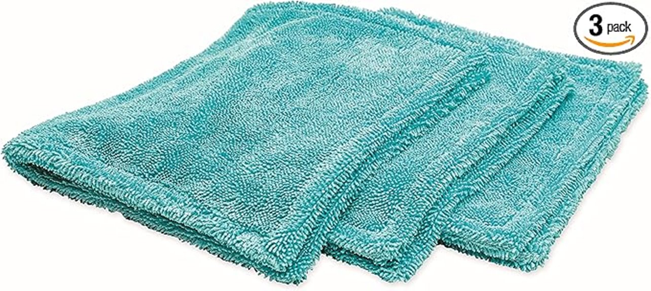 small edgeless detailing towels