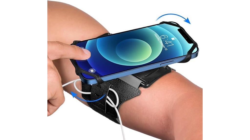 smartphone running armband