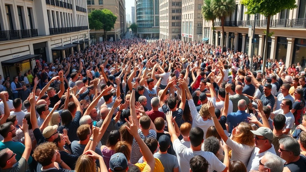 spontaneous vs planned crowd