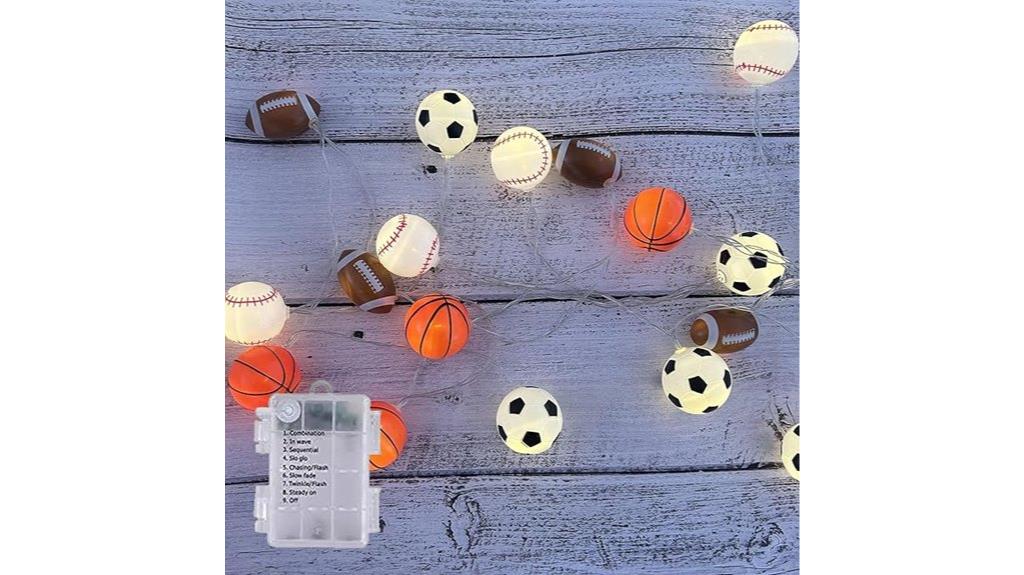 sport ball string lights