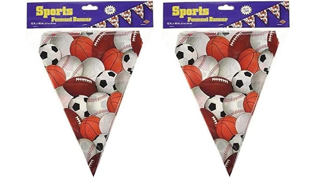 sports banner party pack