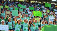 stadium climate protest reactions